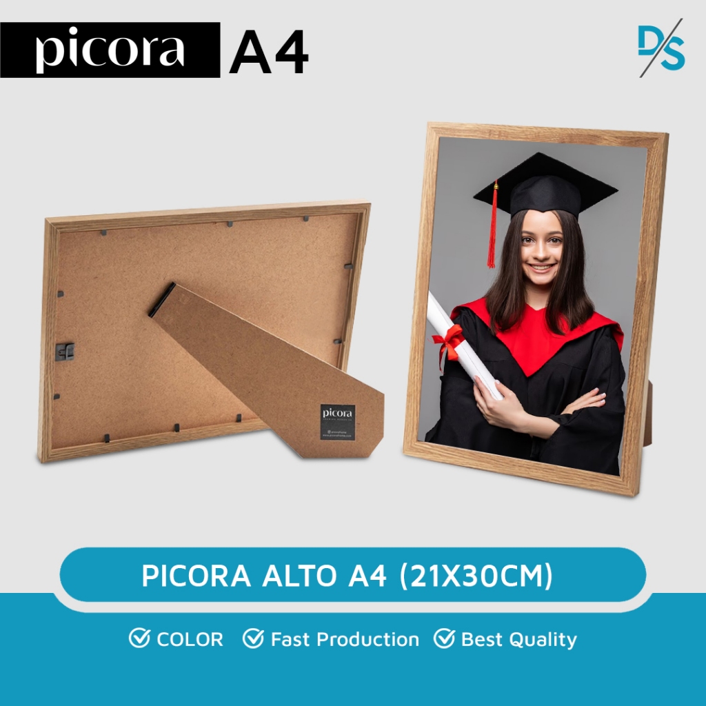 DSPRINTING - PICORA ALTO A4 (21x30cm) Frame Pigura Bingkai Foto - landscape - Porait - Poto Figura